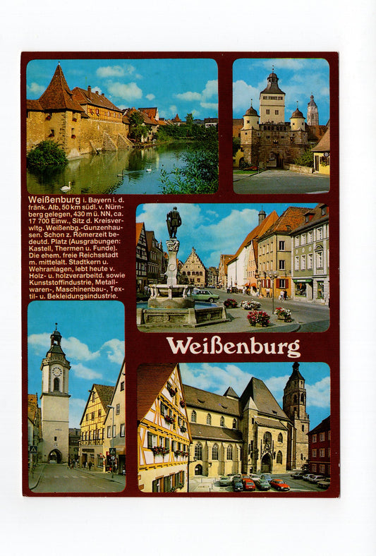 Ansichtskarte Weißenburg / Bayern