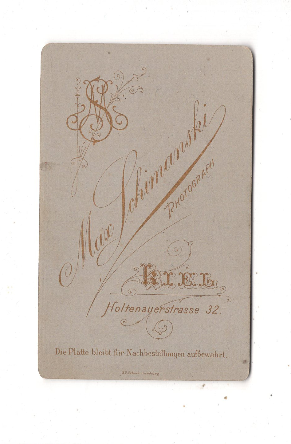 Fotografie Feines Paar - Kiel 1890er