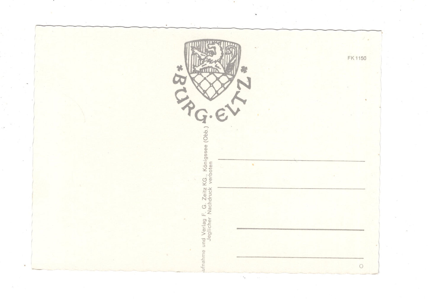 Ansichtskarte Burg Eltz / Mosel / M1-59