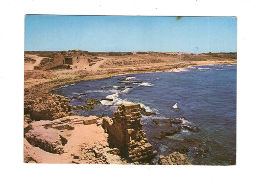 Ansichtskarte Caesarea / Ruin of Harbour / Israel