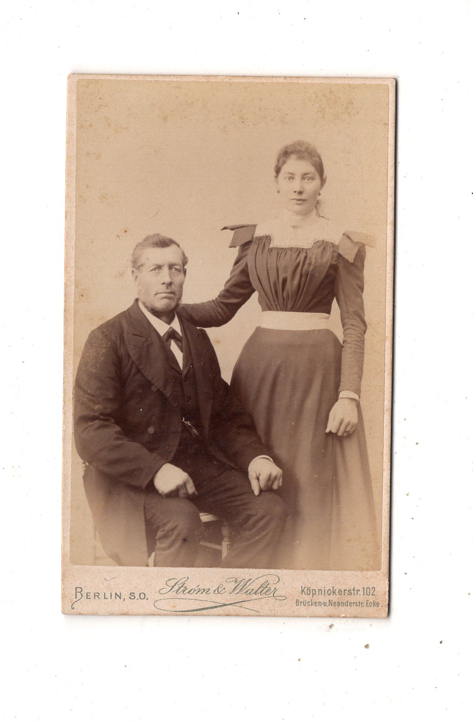 Fotografie Feines Paar - Berlin 1899
