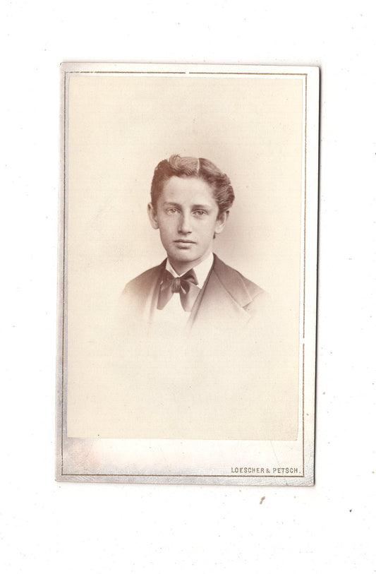 Fotografie Feiner Junge - Berlin 1860er / CDV N1-04