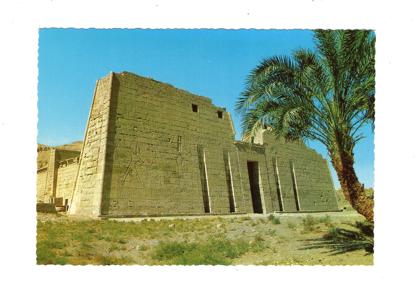 Ansichtskarte Luxor / Tempel Ramses III / Ägypten