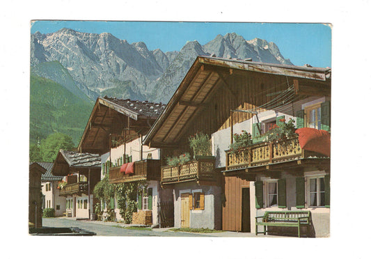 Ansichtskarte Garmisch-Partenkirchen / Frühlingstraße mit Höllental +++ / G1-54