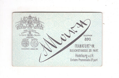 Fotografie Soldat - Frankfurt Main / Bad Homburg vor der Höhe um 1890 / CDV M1-01