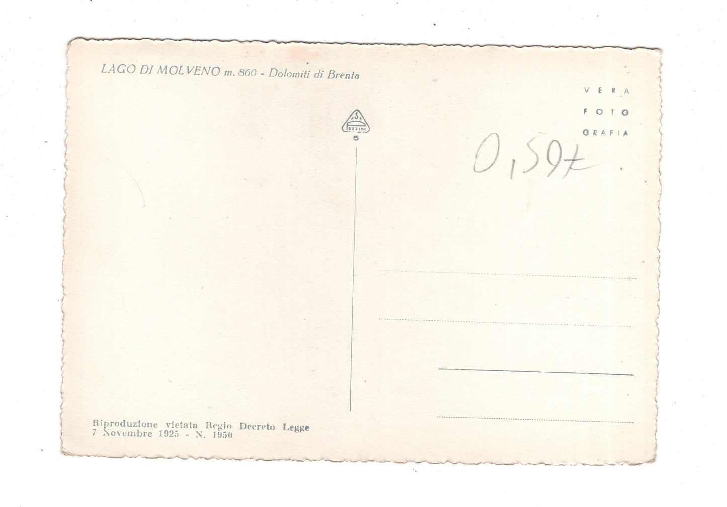 Ansichtskarte Lago di Molveno / Italien / N1-60