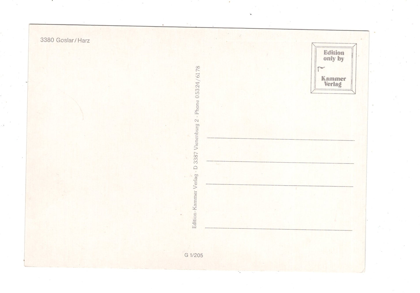 Ansichtskarte Goslar am Harz / St. Annenhöhe +++ / K1-54