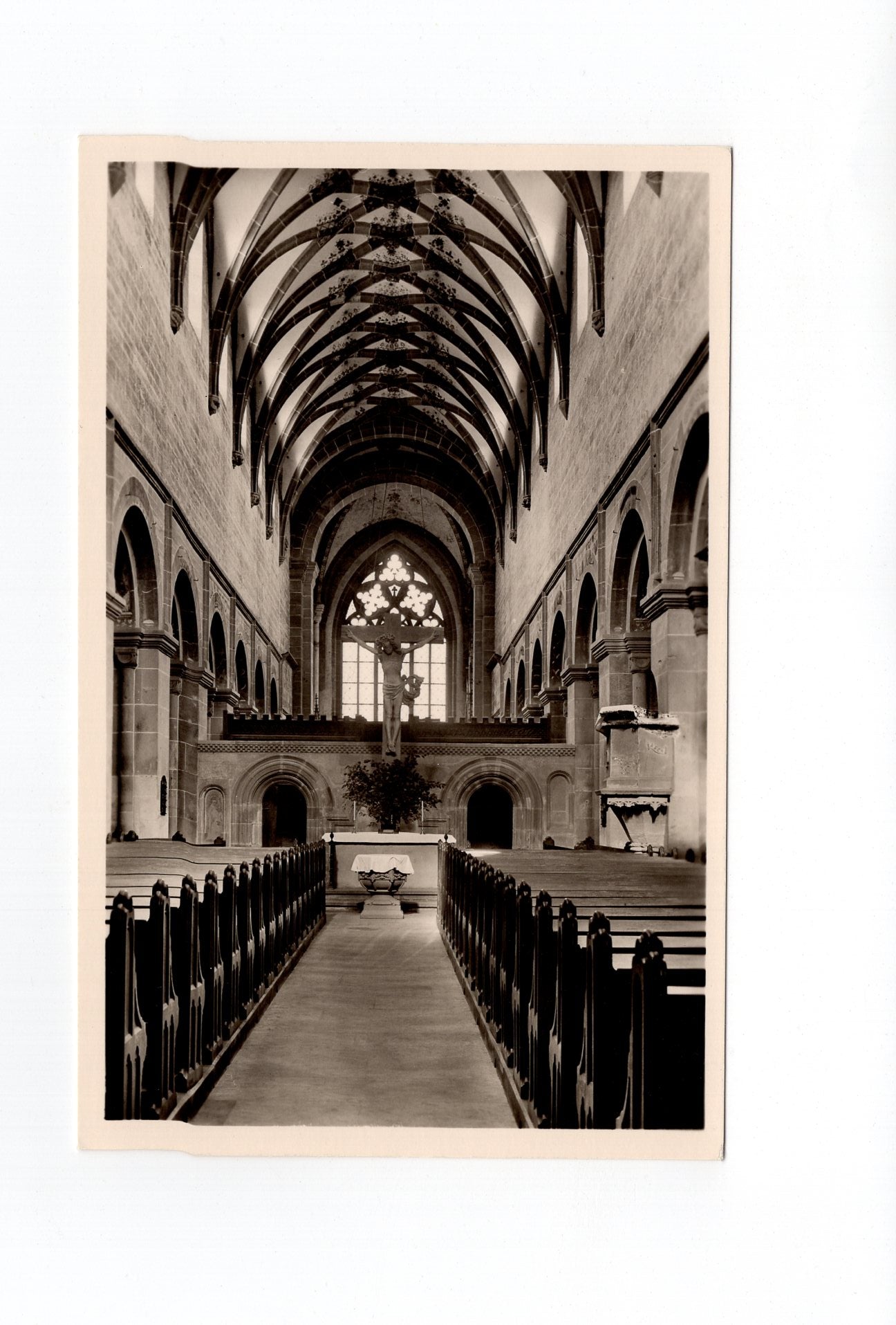 Ansichtskarte Maulbronn / Blick in die Kirche
