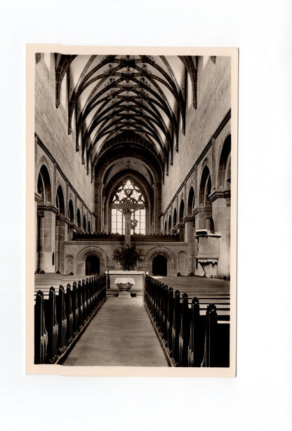 Ansichtskarte Maulbronn / Blick in die Kirche
