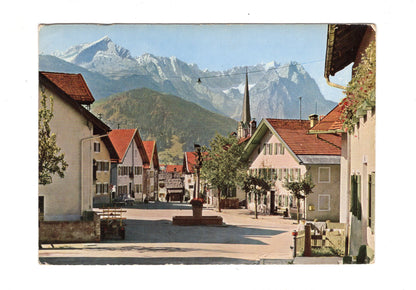 Ansichtskarte Garmisch-Partenkirchen / Floriansplatz / G1-54