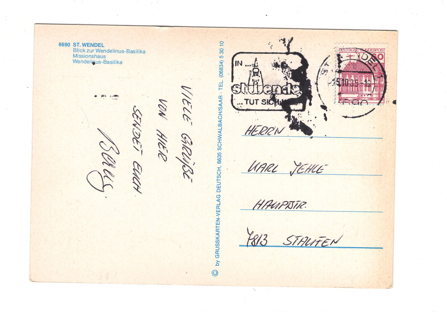 Ansichtskarte St. Wendel / H1-67