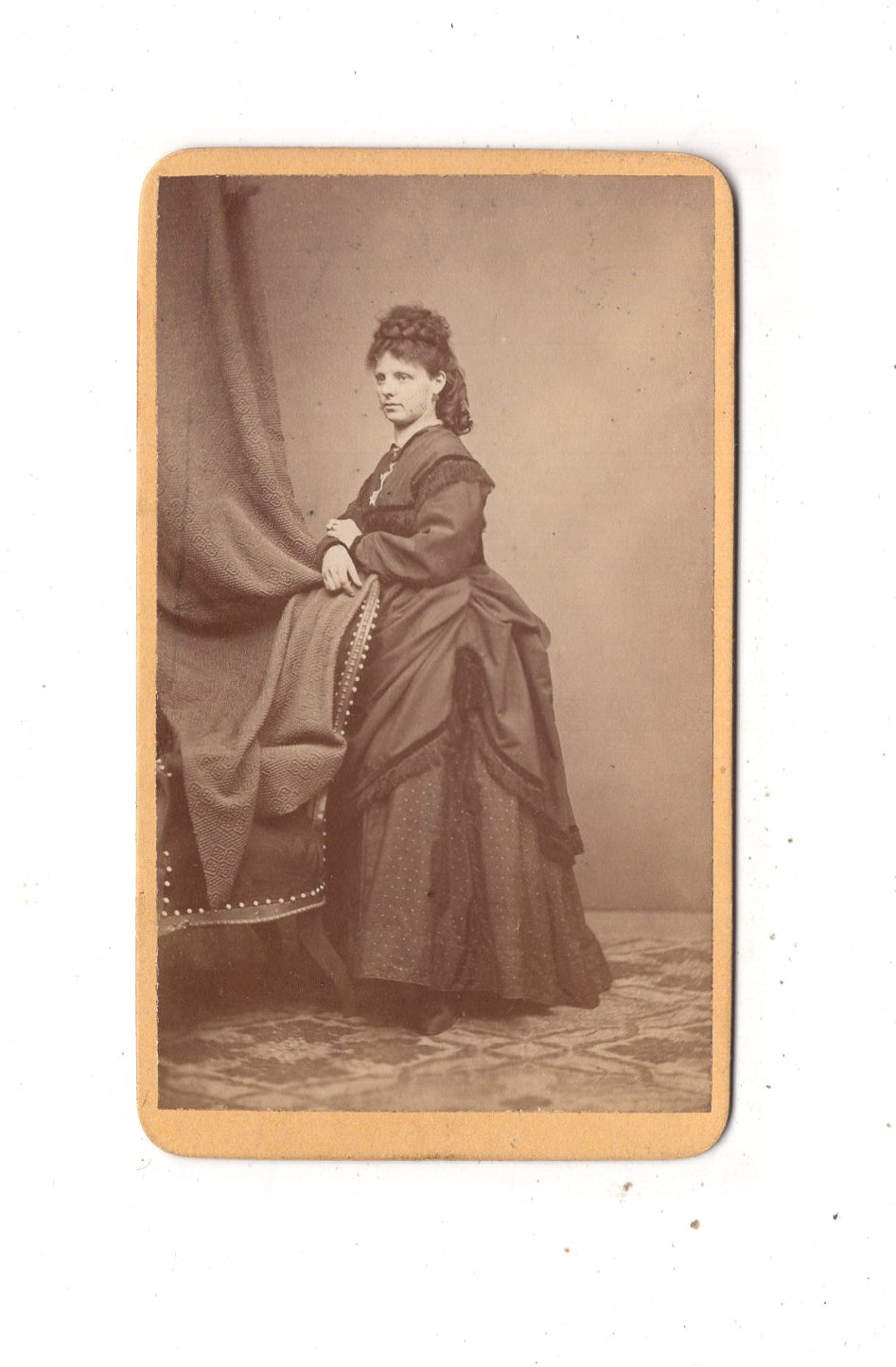 Fotografie Feine Dame - Iglau 1870er