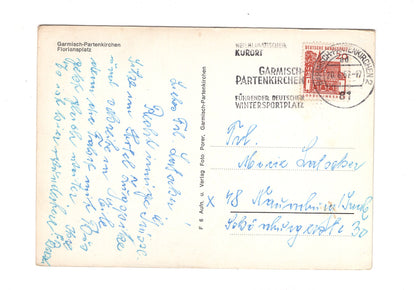 Ansichtskarte Garmisch-Partenkirchen / Floriansplatz / G1-54