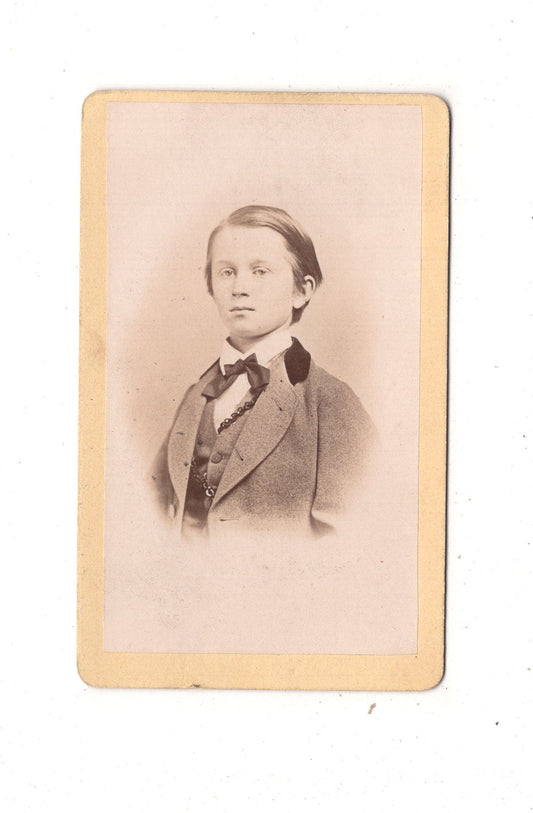 Fotografie Feiner Junge - Berlin 1860er / CDV N1-04
