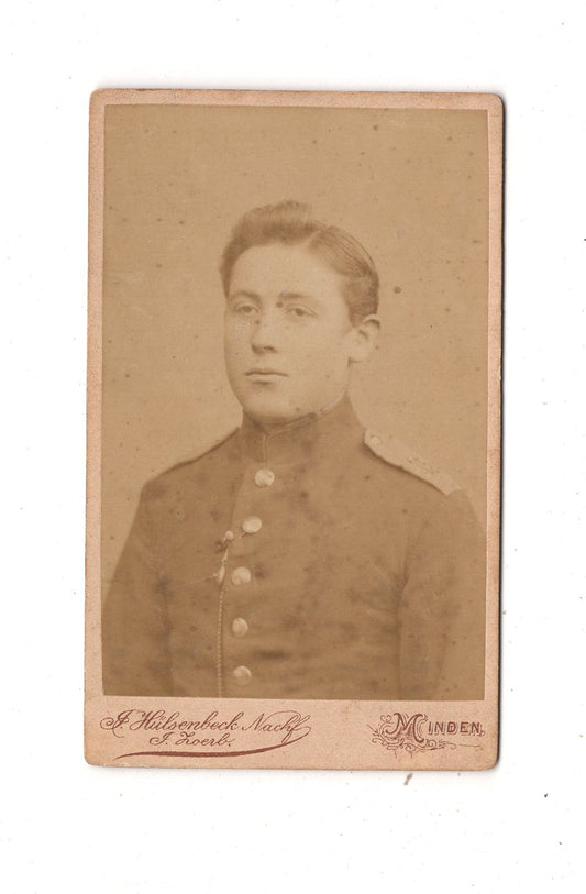 Fotografie Soldat - Minden 1880er / CDV M1-01