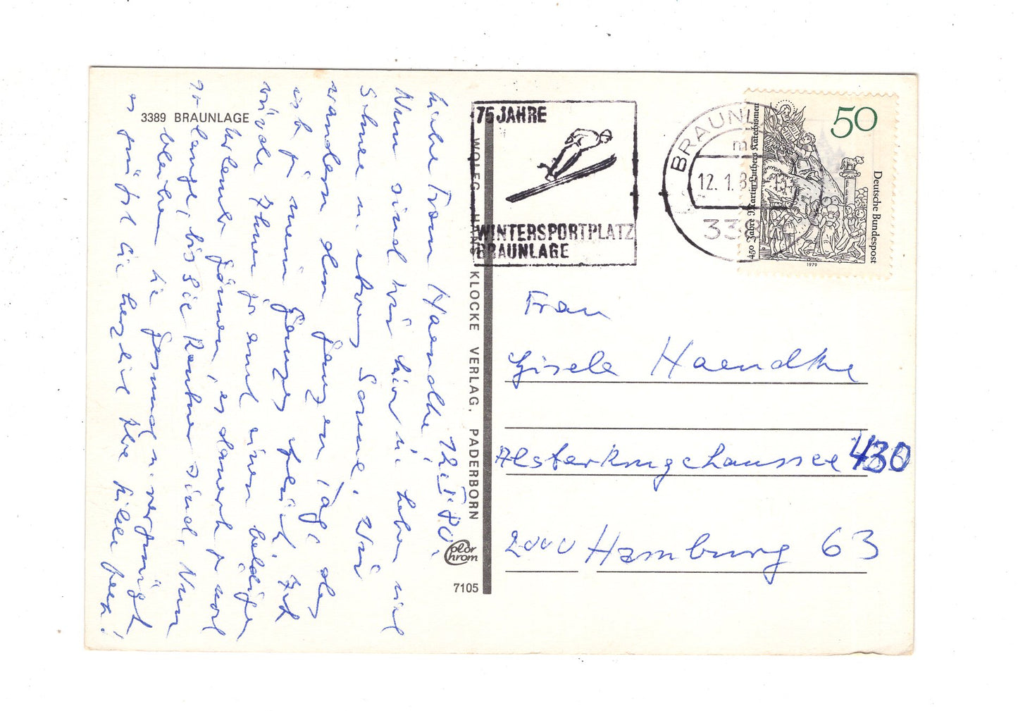 Ansichtskarte Braunlage im Oberharz / J1-62