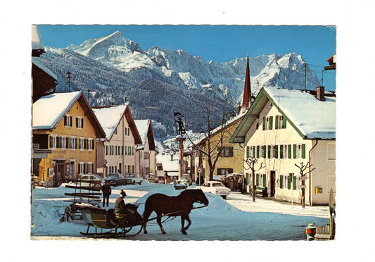 Ansichtskarte Garmisch-Partenkirchen / Floriansplatz / G1-54