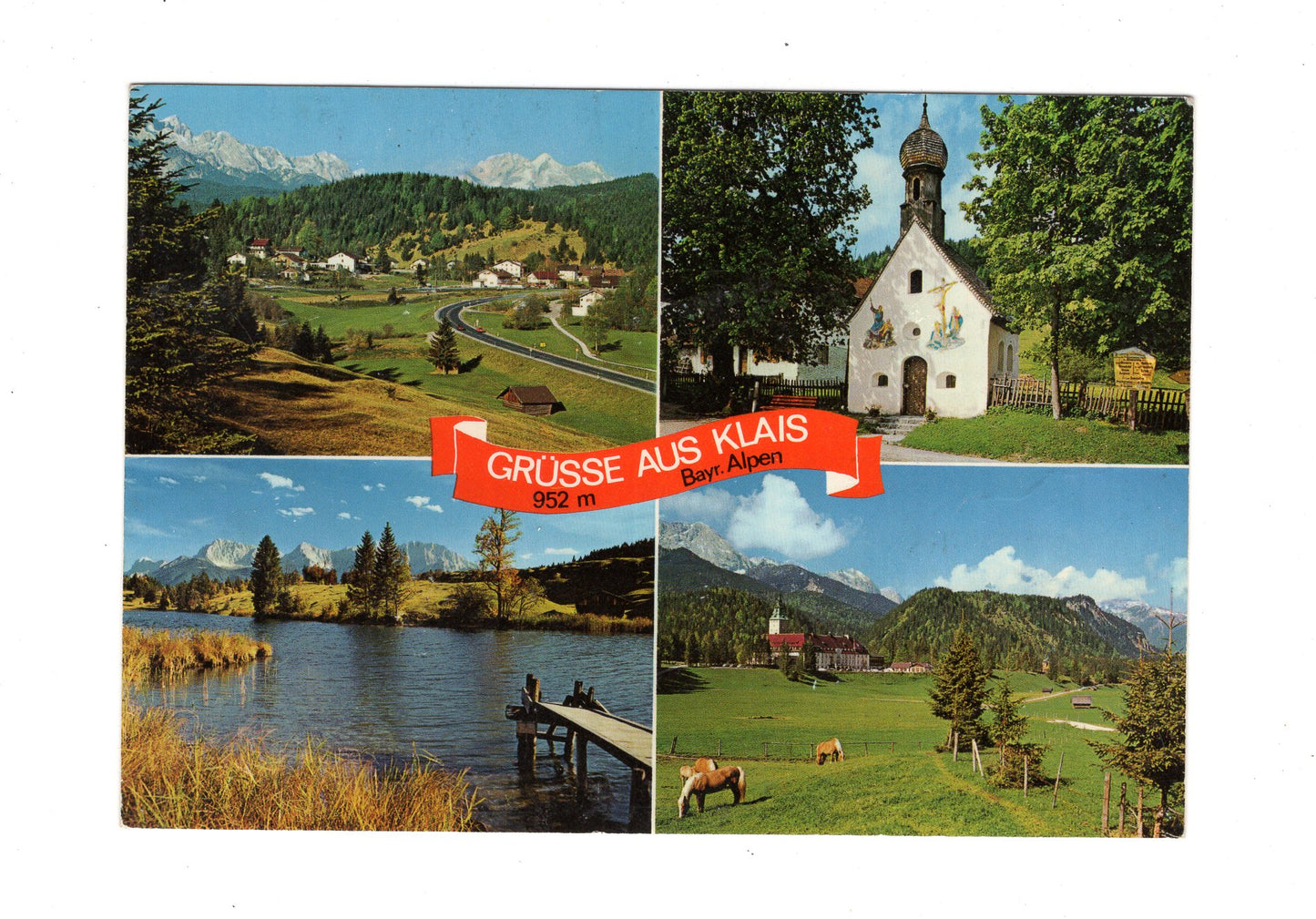 Ansichtskarte Klais / Bayerische Alpen