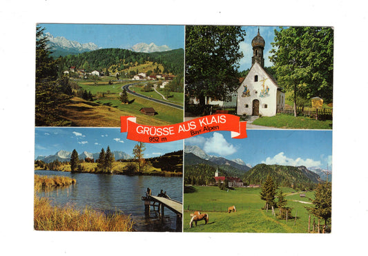 Ansichtskarte Klais / Bayerische Alpen