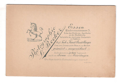 Fotografie Feines Paar - Essen 1890er / CAB X-30