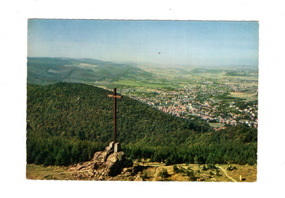 Ansichtskarte Bad Harzburg / Luftbild mit Kreuz des Ostens
