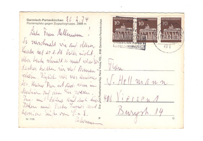 Ansichtskarte Garmisch-Partenkirchen / Floriansplatz / G1-54