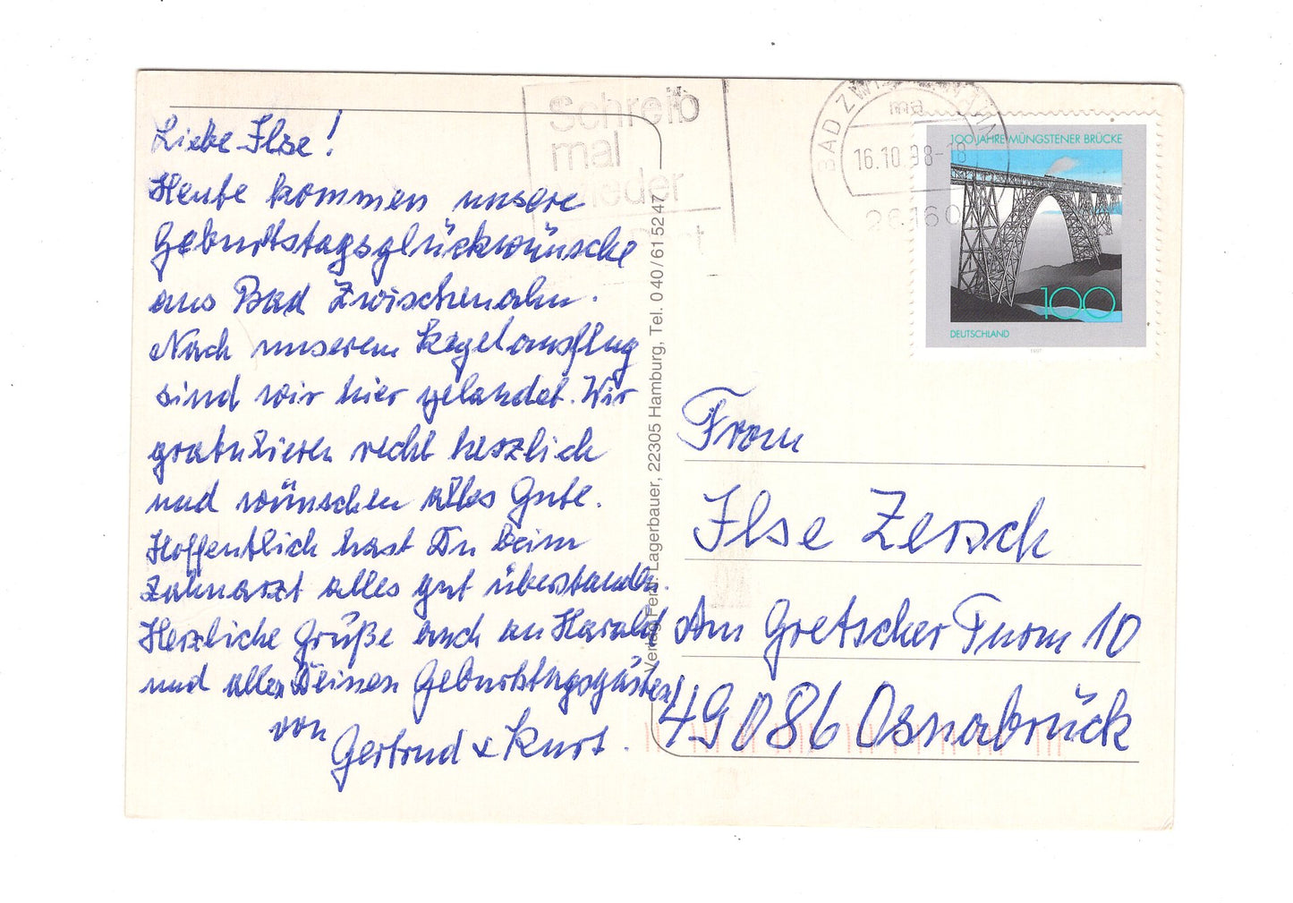 Ansichtskarte Bad Zwischenahn