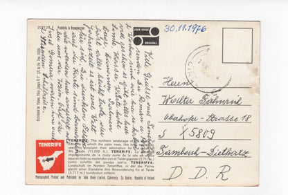 Ansichtskarte Teneriffa / Spanien