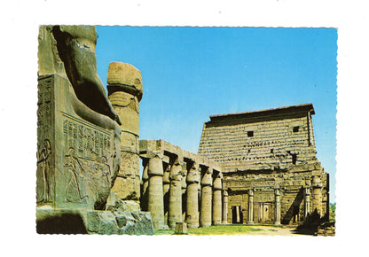 Ansichtskarte Luxor-Tempel / Großer Hof Ramses II. / Ägypten