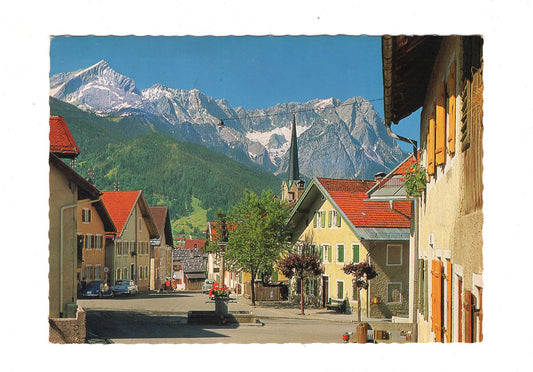 Ansichtskarte Garmisch-Partenkirchen / Floriansplatz / G1-54