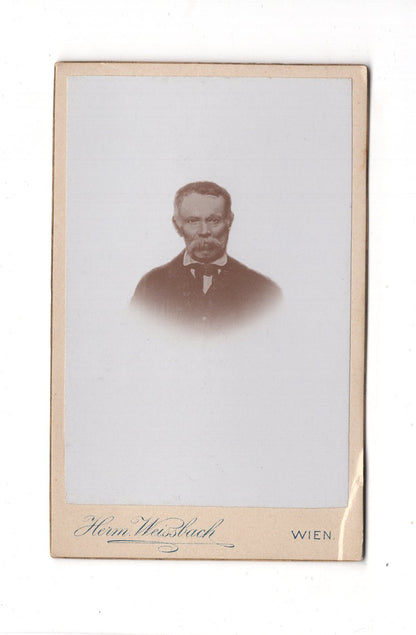 Fotografie Herrenportrait - Wien 1890er / CDV C1-18