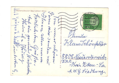 Ansichtskarte Bayrischzell / Oberbayern