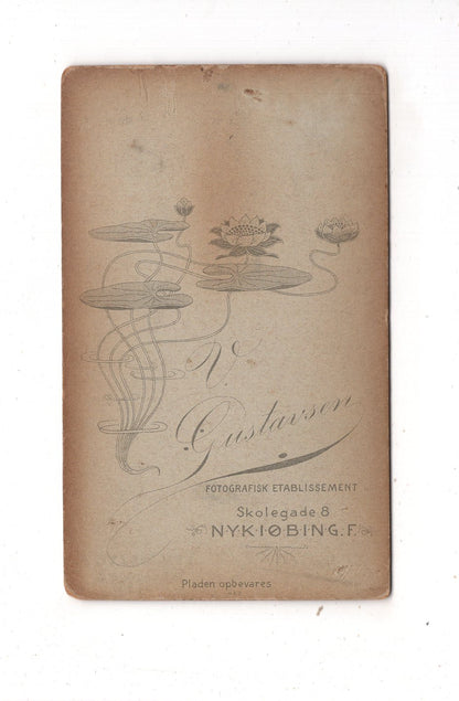 Fotografie Niedlicher kleiner Junge - Nykobing Falster 1900er / CDV M1-21