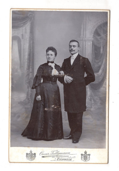 Fotografie Feines Paar - Eschwege 1890er / CAB X-30