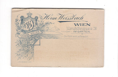 Fotografie Herrenportrait - Wien 1890er / CDV C1-18