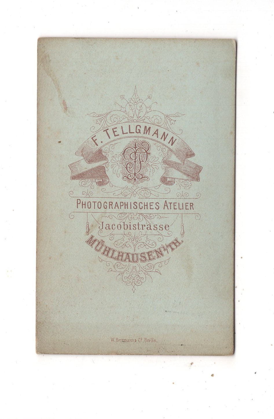 Fotografie Feine Dame - Mühlhausen in Thüringen 1870er