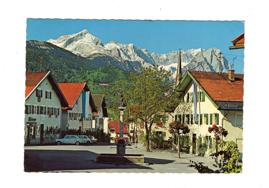 Ansichtskarte Garmisch-Partenkirchen / Floriansplatz / G1-54