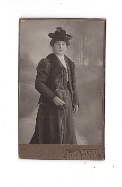 Fotografie Feine Dame - Laufen an der Salzach 1900er