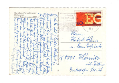 Ansichtskarte Garmisch-Partenkirchen / Floriansplatz / G1-54