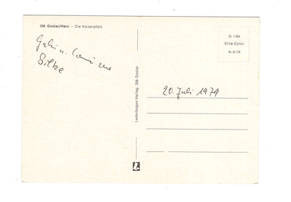 Ansichtskarte Goslar am Harz / Kaiserpfalz / K1-54