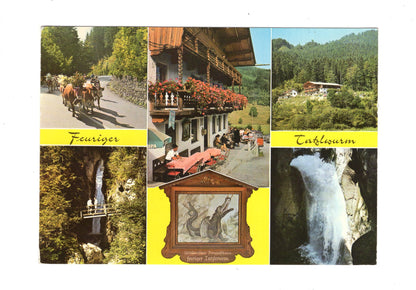 Ansichtskarte Gaststätte Zum feurigen Tatzelwurm / Bayrischzell / Oberbayern