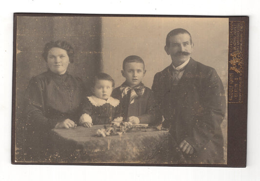 Fotografie Schönes Familienbild - Berlin 1910er