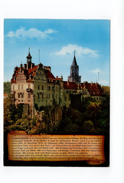 Ansichtskarte Sigmaringen / Schloss
