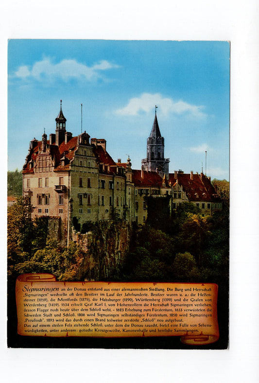 Ansichtskarte Sigmaringen / Schloss