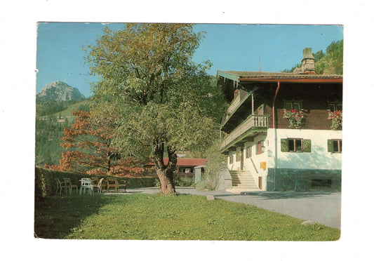 Ansichtskarte Tannerhof / Bayrischzell mit Wendelstein / Oberbayern