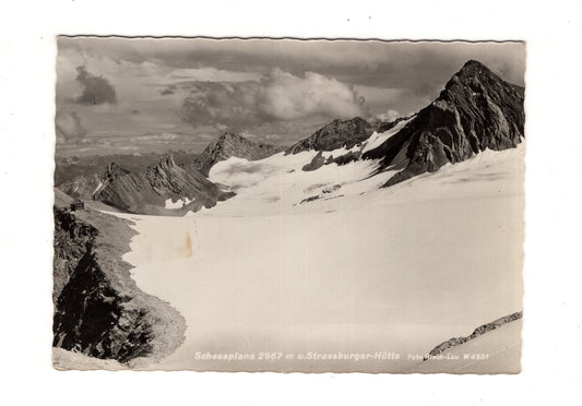 Ansichtskarte Schesaplana und Straßburger Hütte / Österreich