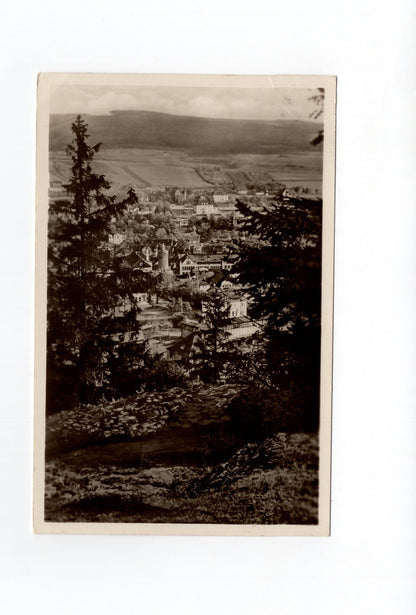 Ansichtskarte Pößneck in Thüringen / Blick von der Alteburg