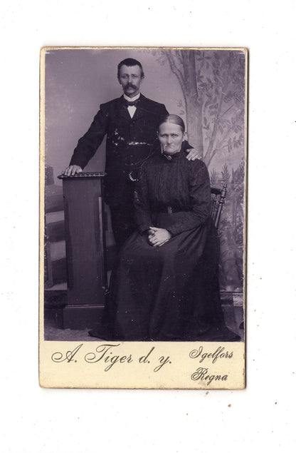 Fotografie Feines Paar - Igelfoss / Regna 1900er