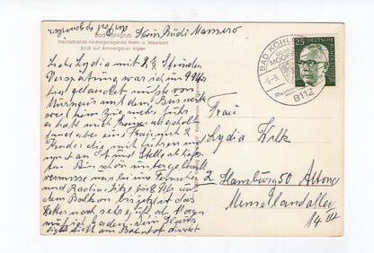 Ansichtskarte Bad Kohlgrub / Blick auf Ammergauer Alpen