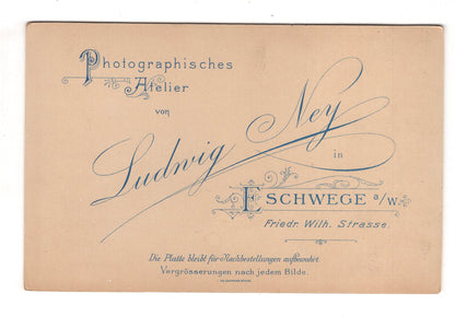 Fotografie Feines Paar - Eschwege 1890er / CAB X-30